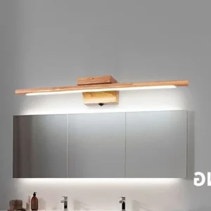 Applique murale bois naturel design nordique moderne éclairage LED salle de bain chambre couloir élégance chaleureuse économique
