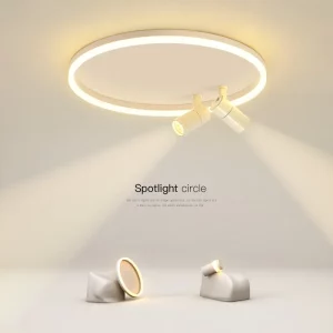 Plafonnier LED métal design moderne minimaliste lumière ambiant et directionnelle salon chambre éclairage économique élégant Plafonnier LED métal design moderne minimaliste lumière ambiant et directionnelle salon chambre éclairage économique élégant