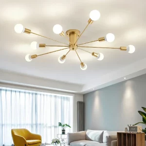 Plafonnier métal design moderne minimaliste LED lumière chaleureuse salon chambre cuisine éclairage élégant économique Plafonnier métal design moderne minimaliste LED lumière chaleureuse salon chambre cuisine éclairage élégant économique