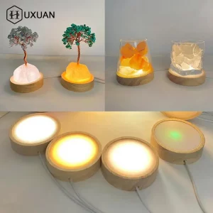 Base lumineuse en bois naturel design moderne avec cloche en verre lumière LED éclairage chaleureux décoration intérieure salon chambre bureau zen apaisant économique Base lumineuse en bois naturel design moderne avec cloche en verre lumière LED éclairage chaleureux décoration intérieure salon chambre bureau zen apaisant économique