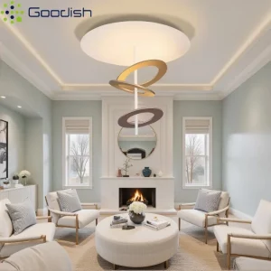 Plafonnier suspendu LED métal moderne design rotatif style scandinave lumière douce éclairage salon chambre cuisine décoration intérieure élégant Plafonnier suspendu LED métal moderne design rotatif style scandinave lumière douce éclairage salon chambre cuisine décoration intérieure élégant
