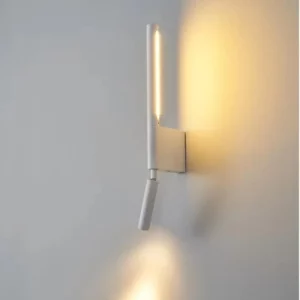 Applique murale moderne design minimaliste LED lumière douce intérieur élégant chambre salon bureau éclairage personnalisable rotatif