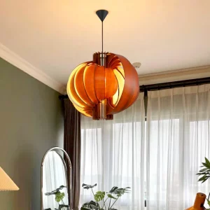 Suspension en bois naturel design scandinave moderne lumière douce chaleureuse pour salon chambre salle à manger éclairage élégant économie d’énergie Suspension en bois naturel design scandinave moderne lumière douce chaleureuse pour salon chambre salle à manger éclairage élégant économie d’énergie