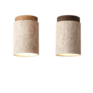 Plafonnier bois naturel pierre moderne design scandinave luminaire éclairage chaleureux salon chambre cuisine bureau décoratif Plafonnier bois naturel pierre moderne design scandinave luminaire éclairage chaleureux salon chambre cuisine bureau décoratif