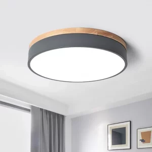 Plafonnier LED bois naturel design scandinave nordique moderne chambre salon éclairage chaleureux économique élégant Plafonnier LED bois naturel design scandinave nordique moderne chambre salon éclairage chaleureux économique élégant