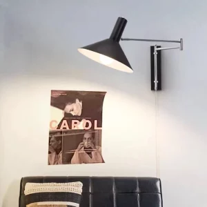 Applique murale moderne en métal design nordique lumière LED ajustable salon chambre bureau éclairage ambiant économique élégant