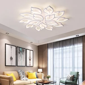 Plafonnier LED acrylique design moderne nordique feuille d’érable éclairage intérieur chambre salle à manger cuisine lumière douce élégante économie d’énergie Plafonnier LED acrylique design moderne nordique feuille d’érable éclairage intérieur chambre salle à manger cuisine lumière douce élégante économie d’énergie
