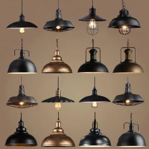 Suspension industrielle métal vintage rétro design épuré Éclairage salon chambre cuisine style loft écoénergétique LED Edison Suspension industrielle métal vintage rétro design épuré Éclairage salon chambre cuisine style loft écoénergétique LED Edison