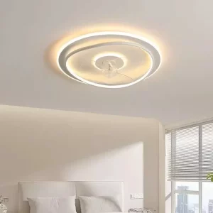 Plafonnier LED avec Ventilateur Intégré et Télécommande, Design Moderne, Éclairage d’Nik, Luminaire Décoratif de Plafond, Idéal pour un Salon, une Chambre à Coucher, 6 Vitesses de Vent Recyclables Plafonnier LED avec Ventilateur Intégré et Télécommande, Design Moderne, Éclairage d’Nik, Luminaire Décoratif de Plafond, Idéal pour un Salon, une Chambre à Coucher, 6 Vitesses de Vent Recyclables