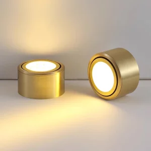 Plafonnier en cuivre angle réglable lumière porche budgétaire couloir salon mur fond lampes LED lampe foyer