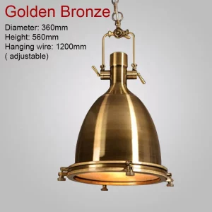 Suspension métal bronze doré design industriel vintage style rétro éclairage chaleureux salon cuisine loft hotel Suspension métal bronze doré design industriel vintage style rétro éclairage chaleureux salon cuisine loft hotel