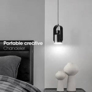 Suspension lumineuse moderne en métal cylindrique design minimaliste noir et gris argenté éclairage集中électrique économique élégant Suspension lumineuse moderne en métal cylindrique design minimaliste noir et gris argenté éclairage集中électrique économique élégant