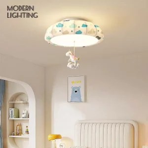 Plafonnier LED tissu design enfant licorne Suspension éclairage chambre d’enfant décoration originale nuages lumière chaleureuse éducation Plafonnier LED tissu design enfant licorne Suspension éclairage chambre d’enfant décoration originale nuages lumière chaleureuse éducation
