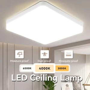Plafonnier LED moderne design carré épuré lumière chaleureuse salle séjour cuisine chambre éclairage décoration intérieure élégant économique Plafonnier LED moderne design carré épuré lumière chaleureuse salle séjour cuisine chambre éclairage décoration intérieure élégant économique