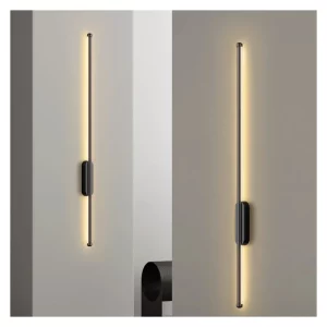 Applique murale moderne LED métal et verre lumière blanche chaude design épuré salon chambre couloir éclairage ambiant élégant Applique murale moderne LED métal et verre lumière blanche chaude design épuré salon chambre couloir éclairage ambiant élégant
