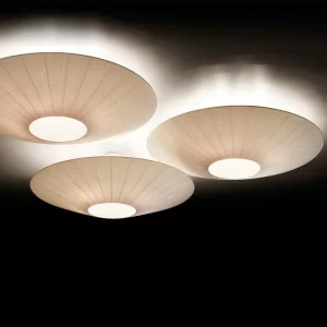 Plafonnier moderne design minimaliste tissu blanc lumière douce éclairage salon chambre restaurant épuré élégant Plafonnier moderne design minimaliste tissu blanc lumière douce éclairage salon chambre restaurant épuré élégant