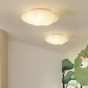 Plafonnier LED nuage créatif lumière douce salle à manger chambre d’enfants hall étude lampe décorative enfants chambre lumière