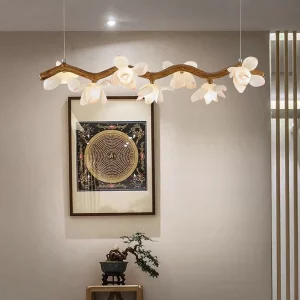 Suspension lampadaire bois naturel design rustique moderne LED éclairage chaleureux salon salle à manger décoration intérieure élégante Suspension lampadaire bois naturel design rustique moderne LED éclairage chaleureux salon salle à manger décoration intérieure élégante