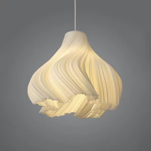 Suspension LED design nordique en résine imprimée 3D  luminaire moderne salle à manger chambre bureau éclairage chaleureux économies d’énergie