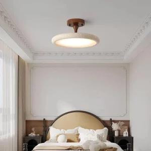 Plafonnier bois LED design moderne scandinave chambre salle à manger éclairage chaleureux lumière diffuse décoration intérieure élégante Plafonnier bois LED design moderne scandinave chambre salle à manger éclairage chaleureux lumière diffuse décoration intérieure élégante