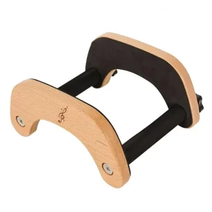 Support de guitare en bois  cadre en H  support de sol en bois pour guitare acoustique  support d’instrument à cordes Portable avec coussin de couverture en éponge douce