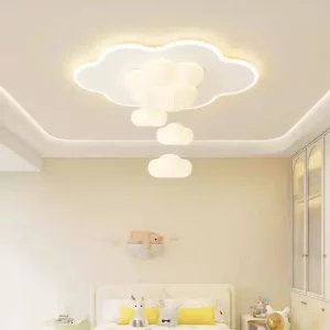 Plafonnier LED créatif design nordique chambre enfants nuages suspendus éclairage doux déco moderne acrylique lumière chaleureuse économique Plafonnier LED créatif design nordique chambre enfants nuages suspendus éclairage doux déco moderne acrylique lumière chaleureuse économique