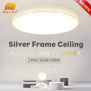 Plafonnier LED rond design moderne minimaliste lumière blanche naturelle salle à manger salon chambre économie d’énergie élégance intemporelle Plafonnier LED rond design moderne minimaliste lumière blanche naturelle salle à manger salon chambre économie d’énergie élégance intemporelle