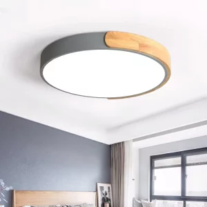 Plafonnier LED en bois naturel design scandinave nordique moderne pour chambre salon éclairage chaleureux économique élégant Plafonnier LED en bois naturel design scandinave nordique moderne pour chambre salon éclairage chaleureux économique élégant
