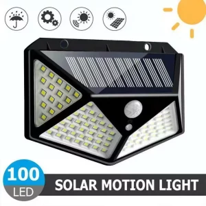 Applique solaire extérieure 100 LED lampe étanche capteur de mouvement lumière du soleil jardin garde-corps lampe décorative moderne fonctionnelle écoénergétique sécurisée Applique solaire extérieure 100 LED lampe étanche capteur de mouvement lumière du soleil jardin garde-corps lampe décorative moderne fonctionnelle écoénergétique sécurisée