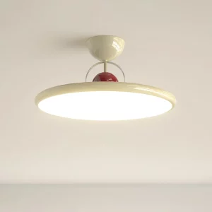Plafonnier LED style crème nordique lumière ronde minimaliste moderne chambre salon éclairage économique élégant Plafonnier LED style crème nordique lumière ronde minimaliste moderne chambre salon éclairage économique élégant