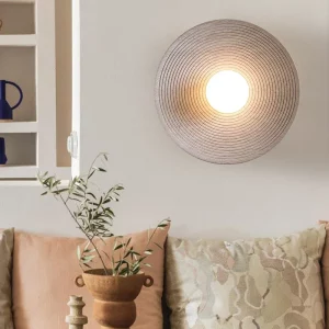 Lampes murales bois naturel design scandinave nordique intérieur éclairage chaleureux moderne salle à manger chambre