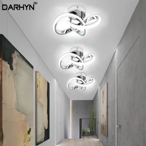 Plafonnier LED design moderne minimaliste金属材质环形灯饰走廊客厅酒店装饰节能照明优雅装饰 Plafonnier LED design moderne minimaliste金属材质环形灯饰走廊客厅酒店装饰节能照明优雅装饰