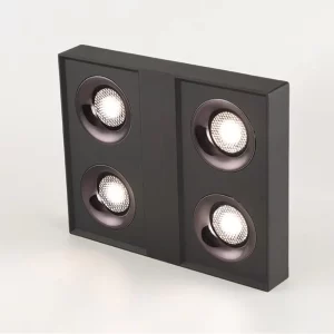 Plafonnier LED moderne design nordique en métal noir éclairage intérieur salon chambre cuisine économie d’énergie élégance discrète Plafonnier LED moderne design nordique en métal noir éclairage intérieur salon chambre cuisine économie d’énergie élégance discrète