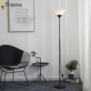 Lampe sur pied moderne design minimaliste salon chambre lumière diffuse éclairage ambiant élégance industrielle Lampe sur pied moderne design minimaliste salon chambre lumière diffuse éclairage ambiant élégance industrielle