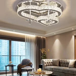 Plafonnier LED Design Moderne en Forme de Cœur Éclairage Élégant pour Salon Chambre à Coucher ou Salle à Manger Plafonnier LED Design Moderne en Forme de Cœur Éclairage Élégant pour Salon Chambre à Coucher ou Salle à Manger