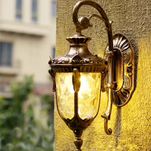 Applique murale vintage européenne design classique extérieure jardin porche lumière E27 LED étanche jardinage rustique élégance naturelle Applique murale vintage européenne design classique extérieure jardin porche lumière E27 LED étanche jardinage rustique élégance naturelle
