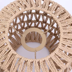Suspension tissée main en rotin simulé luminaire vintage salon chambre hôtel restaurant design bohème naturel éclairage chaleureux économique Suspension tissée main en rotin simulé luminaire vintage salon chambre hôtel restaurant design bohème naturel éclairage chaleureux économique