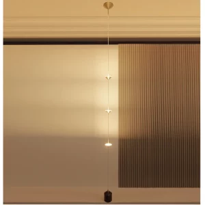Suspension LED en marbre et métal design moderne minimaliste éclairage intérieur chaleureux salon salle à manger véranda luminaire déco élégant