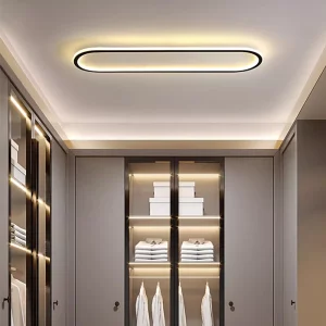 Plafonnier LED bois naturel design scandinave nordique moderne chambre salon éclairage chaleureux économique élégant