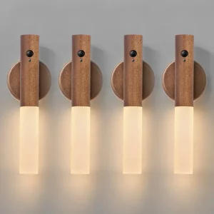 Lampe murale magnétique LED design moderne industriel avec capteur de mouvement intelligent éclairage doux décoration élégante pour chambre couloir escaliers Lampe murale magnétique LED design moderne industriel avec capteur de mouvement intelligent éclairage doux décoration élégante pour chambre couloir escaliers