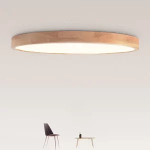 Plafonnier LED bois naturel design scandinave nordique moderne chambre salon éclairage chaleureux économique élégant Plafonnier LED bois naturel design scandinave nordique moderne chambre salon éclairage chaleureux économique élégant
