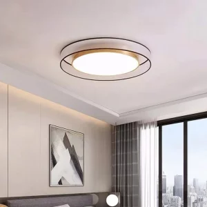 Plafonnier LED bois naturel design scandinave nordique moderne chambre salon éclairage chaleureux économique élégant Plafonnier LED bois naturel design scandinave nordique moderne chambre salon éclairage chaleureux économique élégant
