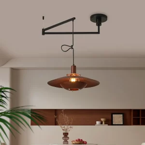 Suspension en bois et métal design industriel-rétro luminaire éclairage chaleureux pour salon cuisine salle à manger élégance naturelle économie d’énergie Suspension en bois et métal design industriel-rétro luminaire éclairage chaleureux pour salon cuisine salle à manger élégance naturelle économie d’énergie