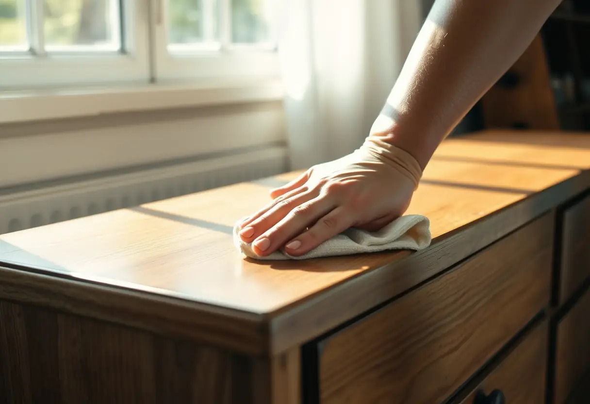 comment peindre meuble en bois vernis